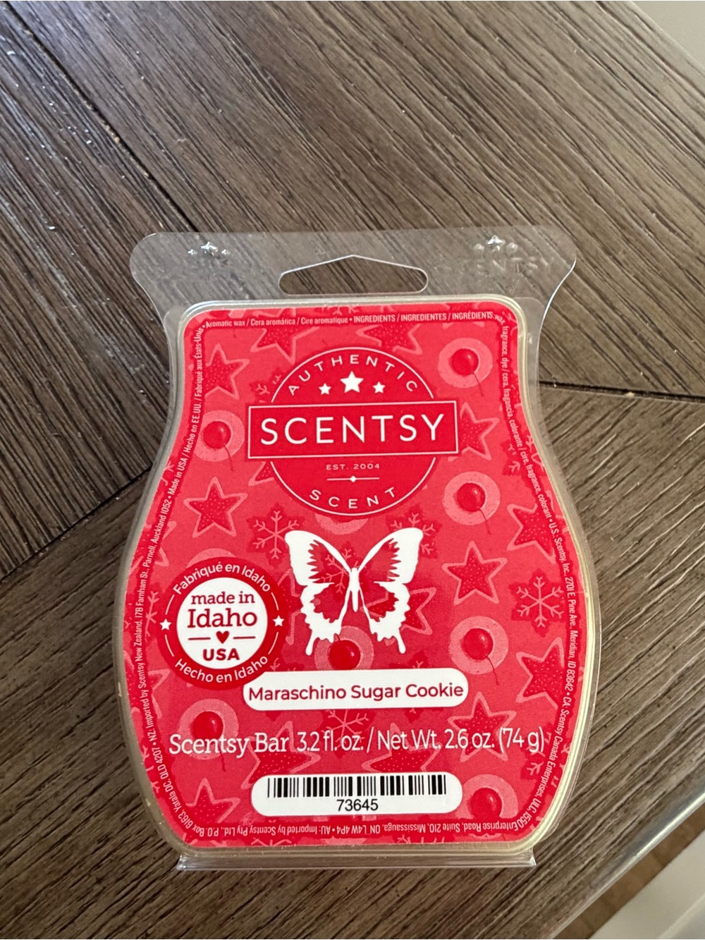 Scentsy Maraschino Sugar Cookie Wax Bar Cherry Bakery Scent